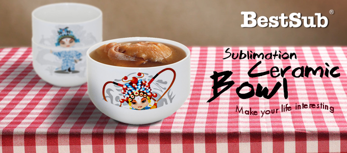 Sublimation Ceramic Bowl