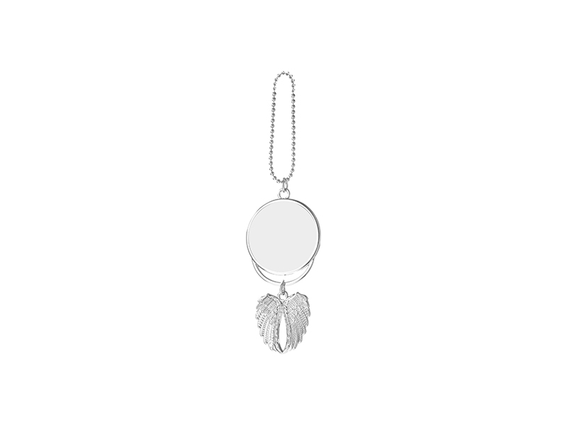 Sublimation Angel wings Car Hanger Ornament Two Side Printable