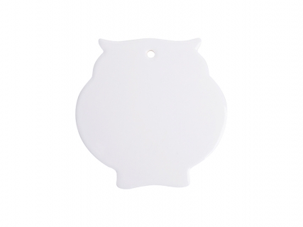 Sublimation Shaped Ceramic Coaster w/ Cork