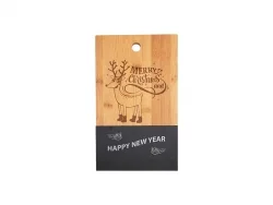 Tábua de Cortar de Lousa e Bambu (Retangular, 16*30Cm)