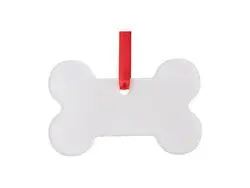 Ornamento Natalino Acrílico (Osso, 4*8*0.4cm)