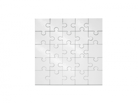 25 Pieces Sublimation Square Shape MDF Puzzle