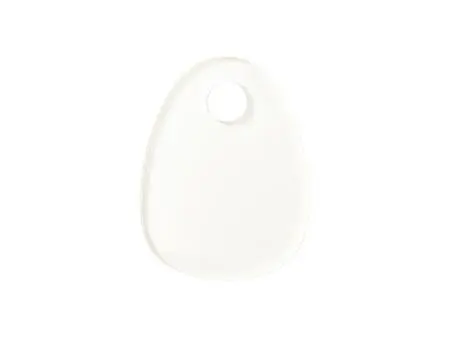 Sublimation Blanks Acrylic Name Tag (6.5*5*0.4cm,Egg Shape)