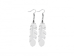 Sublimation Hardboard Earring (Feather Shape)