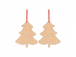 Sublimation Blanks Plywood Ornament Tree(Single Side)