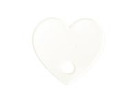 Sublimation Blanks Acrylic Name Tag (7*7.5*0.4cm,Heart Shape)