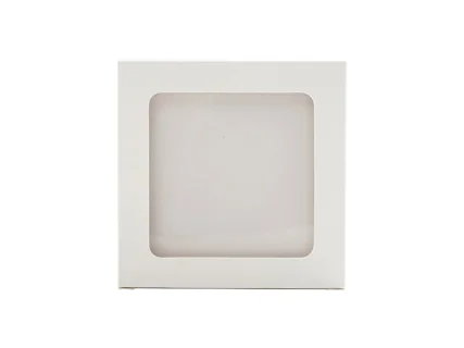 Sublimation White Box for 3in Ornament(9*9*1.5cm)