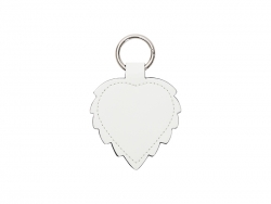 Sublimation Blanks PU Handbag Magnetic Hat Clip(7.3*10.8cm,leaf shape)