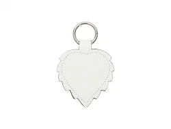 Sublimation Blanks PU Handbag Magnetic Hat Clip(7.3*10.8cm,leaf shape)