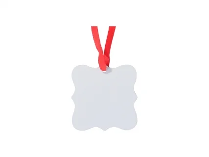 Sublimation Blanks Aluminum Square Lacy Ornament (7.5*7.5cm/2.95&quot;x2.95&quot;)