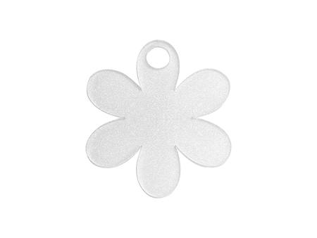 Sublimation Blanks Acrylic Glitter Name Tag for 40oz Stanley Tumbler (7.3*8.2*0.4cm,Sunflower Shape)
