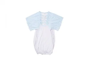 Sublimation Blanks Baby Nightdress Long Sleeve Raglan(Gray)