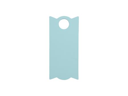 Engraving Blanks Rectangle Silicone Name Tag for 30oz Stanley Tumbler (3.3*7.3*0.3cm,Light Blue)