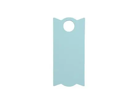 Engraving Blanks Rectangle Silicone Name Tag for 30oz Stanley Tumbler (3.3*7.3*0.3cm,Light Blue)