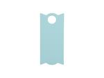 Engraving Blanks Rectangle Silicone Name Tag for 30oz Stanley Tumbler (3.3*7.3*0.3cm,Light Blue)