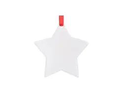 Ornamento Natalino Acrílico (Estrela, 7.6*7.6*0.4cm)