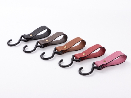 ﻿Engraving Outdoor PU Leather Hook (2*12cm)