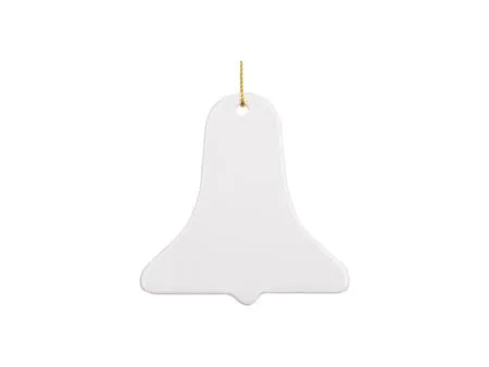 Sublimation 3&quot; Bell Ceramic Ornament
