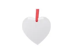Adorno Navideño Cristal 3&quot; (Corazón)