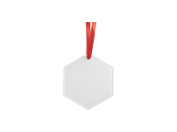 Sublimation Acrylic Ornament(Hexagon, 7.6*7.6*0.2cm)