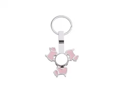 Chaveiro Spinner (Cachorro, Rosa)