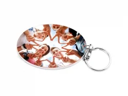 Sublimation Oval Plastic Keychain 57*82mm
