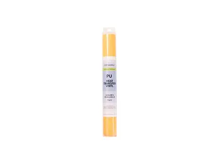 Iron-On Heat Transfer Luminous Vinyl(Orange to Yellow Light,12IN*5FT)