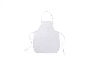 Sublimation Blanks White Adult Apron w/ White Pocket (75*60cm)