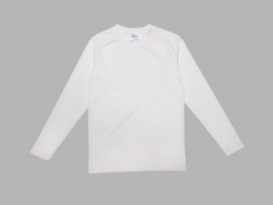 Camiseta Justa Gola Redonda Manga Comprida