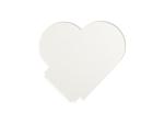 Sublimation Blanks Acrylic Glitter Photo Frame(Heart Shape, 15*15*0.4cm)