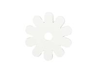 Sublimation Blanks Hardboard Name Tag (8.1*8.1*0.3cm,Chrysanthemum Shape)