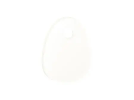 Sublimation Blanks Acrylic Name Tag (6*8*0.4cm,Egg Shape)