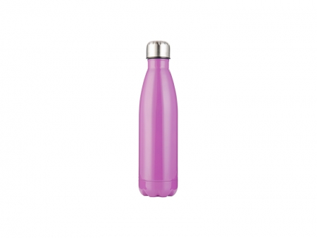 Sublimation 17oz/500ml Stainless Steel Cola Bottle (Purple)