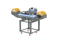 OtterPro Lanyard Heat Press w/ Feeding Device(9.8&quot;*39.3&quot;/25*100cm, Light Blue)