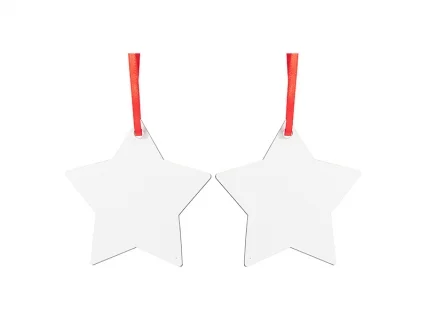 Sublimation Blanks Double-Sided MDF Ornament (Star)