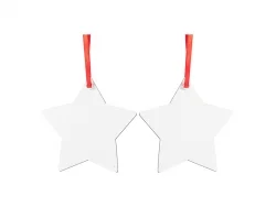 Sublimation Blanks Double-Sided MDF Ornament (Star)