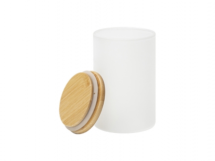 Sublimation Blanks 20oz/600ml Frosted Skinny Glass Storage Jar