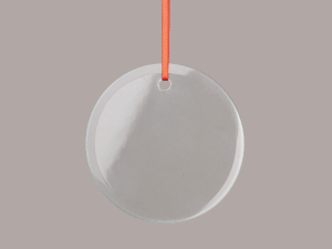 Sublimation 3&quot; Glass Ornament (Circle)