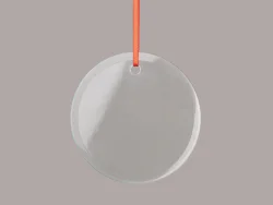 Sublimation 3" Glass Ornament (Circle)