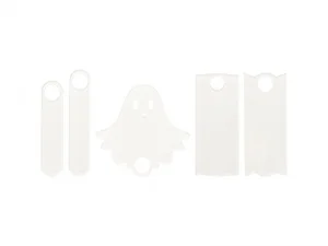 Sublimation Blank Acrylic Tumbler Name Tag (Long)