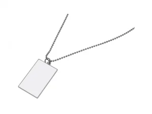 Sublimation Rectangular Dog Tag