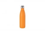 17oz/500ml Powder Coated Stainless Steel Cola Bottle (Orange)