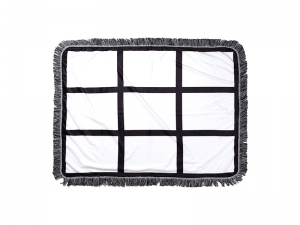 Sublimation Blanks 9 Panel Plush Throw Blanket (76*101cm/30&quot;x 40&quot;)