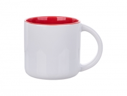 Sublimation 14oz Two-Tone Color Mug (Red)