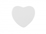 Sublimation Ceramic Fridge Magnet-Heart (6*6.8cm)