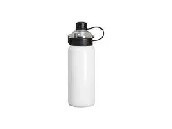 Botella de acero inoxidable de 32 oz / 960 ml con tapa pop negra (blanca)