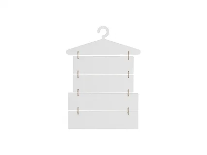 Sublimation Blanks 5 Pieces Laundry Room Hardboard Hanging Wall Signs (Hanger &amp; Rectangle)