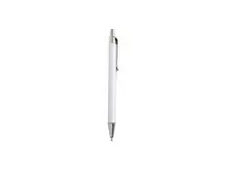 Bolígrafo Sublimación con envoltura retráctil (plata + barril blanco)