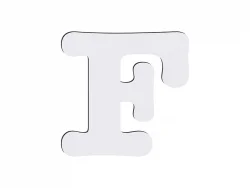 Sublimation HB Letters -F (10*10cm)