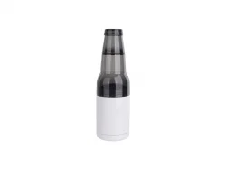 Sublimation 17oz/500ml Stainless Steel Beer Keeper w/ Bottle Opener(White)